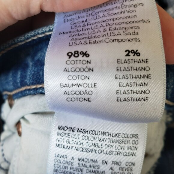 Mother The Insider Crop Step Chew Better When It's Wrong Distressed Jeans 25 - Picture 8 of 16